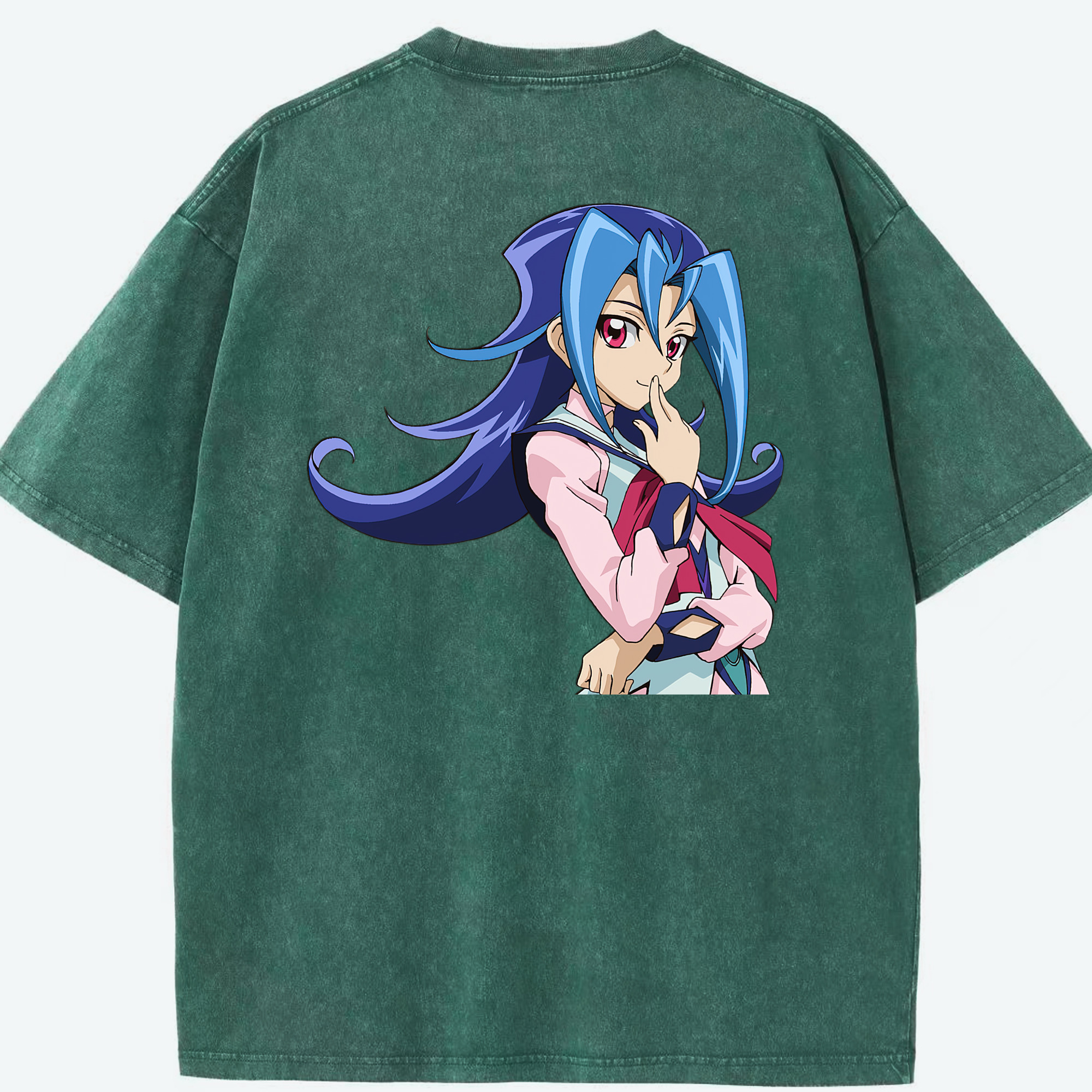 （画像用） 遊☆戯☆王 Yu-Gi-Oh! 綿100% ヴィンテージ風 半袖Tシャツ（背面プリント）